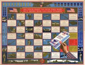 Wall Chart to "Buy More War Savings Stamps" - Poster